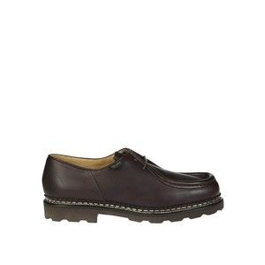 Paraboot Brown Leather Michael Café Lace-Up Shoes - NWT
